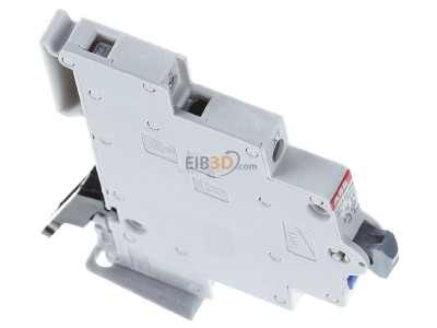 Ansicht oben links ABB E217-16-10G Leuchttaster blau 