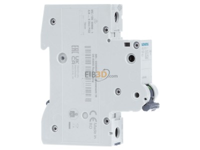 Ansicht links Siemens 5SL6101-7 LS-Schalter C1A 1pol 6kA 