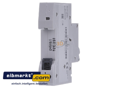 Ansicht hinten Siemens Indus.Sector 5SL6104-7 LS-Schalter C4A, 1pol 