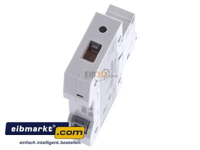 Ansicht oben hinten Siemens Indus.Sector 5SL61067 LS-Schalter C6A, 1pol 5SL6106-7