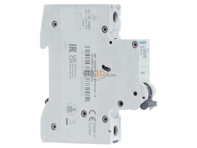 Ansicht links Siemens 5SL6116-7 LS-Schalter C16A 1pol 6kA 