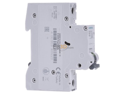 Ansicht links Siemens 5SL6125-7 LS-Schalter C25A 1pol 6kA 