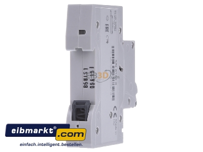 Ansicht hinten Siemens Indus.Sector 5SL6106-6 LS-Schalter B6A, 1pol 