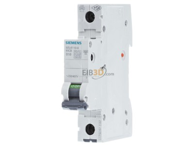 Frontansicht Siemens 5SL6110-6 LS-Schalter B10A 1pol 6kA 