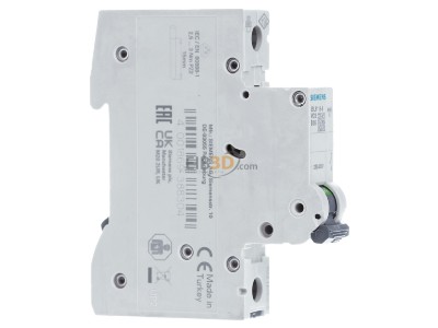 Ansicht links Siemens 5SL6116-6 Leitungsschutzschalter B16A, 1polig, 