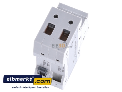 Ansicht oben hinten Siemens Indus.Sector 5SL6216-6 LS-Schalter B16A, 2pol 