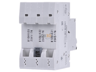 Ansicht hinten Siemens 5SL6310-6 LS-Schalter B10A, 3pol 