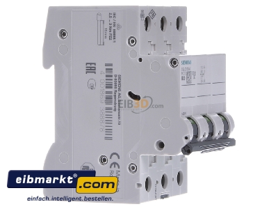 Ansicht links Siemens Indus.Sector 5SL63206 LS-Schalter B20A, 3pol 5SL6320-6