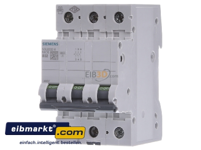 Frontansicht Siemens Indus.Sector 5SL63326 LS-Schalter B32A, 3pol 5SL6332-6