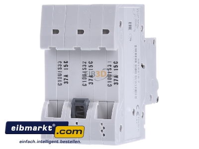 Ansicht hinten Siemens Indus.Sector 5SL6310-7 LS-Schalter C10A, 3pol 