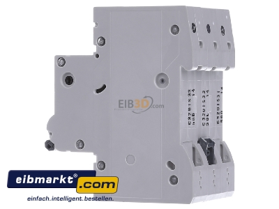 Ansicht rechts Siemens Indus.Sector 5SL6332-7 LS-Schalter C32A, 3pol 
