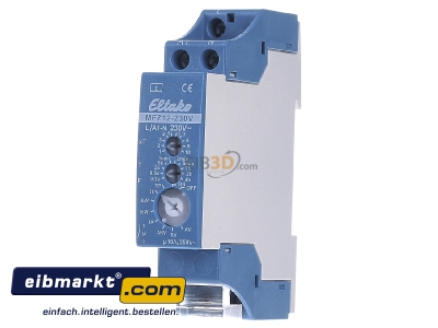 Front view Eltako MFZ12-230V Time relay 230VAC - 
