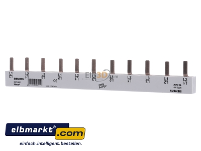 Frontansicht Siemens Indus.Sector 5ST3667 Stiftsammelschiene 3x8-phasig 