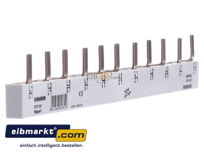 Ansicht links Siemens Indus.Sector 5ST3667 Stiftsammelschiene 3x8-phasig 