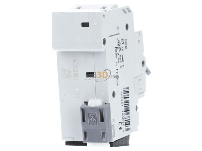 Back view Hager ADS916D Residual current circuit breaker with line protection, 1P + N, B-16A, 30mA, 
