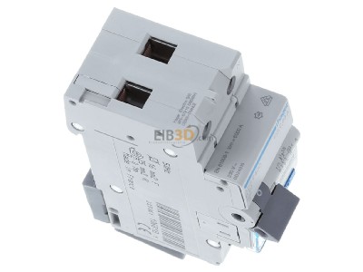 Ansicht oben links Hager ADS940D FI/LS-Schalter 1P+N 6kA B-40A 30mA 
