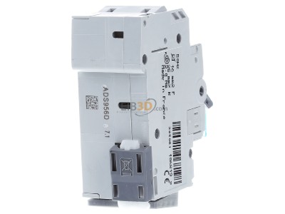 Ansicht hinten Hager ADS956D FI/LS-Schalter 1P+N 6kA C-6A 30mA 