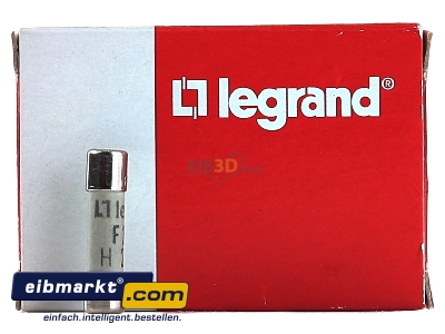 Front view Legrand (BT) 10220 Miniature fuse fast 2A 5x20 mm
