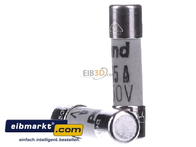 Front view Legrand (BT) 10230 Miniature fuse fast 3,15A 5x20 mm 
