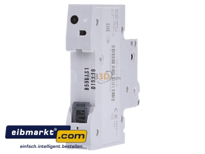 Ansicht hinten Siemens Indus.Sector 5SL61506 LS-Schalter B50A,1pol 230/400V 5SL6150-6