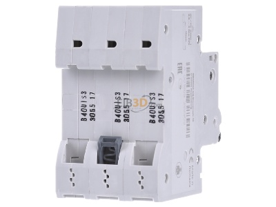 Ansicht hinten Siemens 5SL6340-6 LS-Schalter B40A, 3pol 