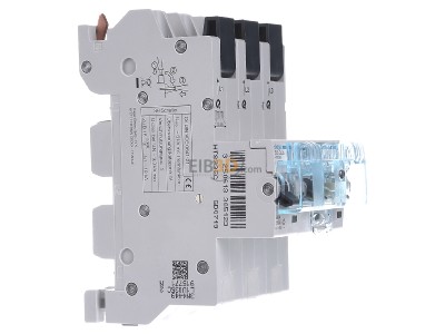 View on the left Hager HTS335C Selective mains circuit breaker 3-p 35A 
