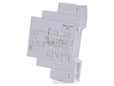 Ansicht rechts Finder 15.81.8.230.0500 Stromstoss-Schalter/Dimmer 230VAC 