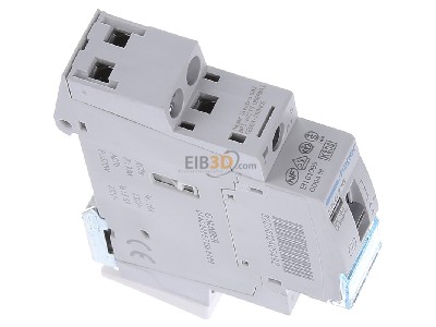 Ansicht oben links Hager ERC218 Installationsrelais 16A 1S+1 230V 