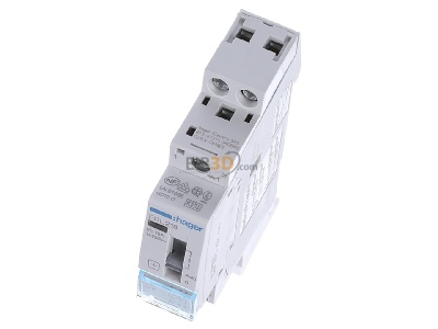View up front Hager ERL218 Installation relay 8...12VAC 
