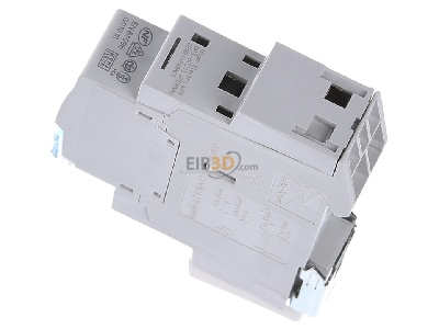 View top right Hager ESC125 Installation contactor 230VAC 1 NO/ 0 NC 
