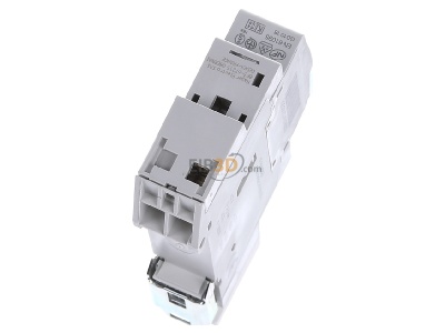 Top rear view Hager ESC125 Installation contactor 230VAC 1 NO/ 0 NC 
