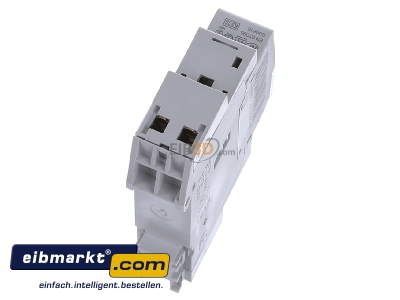 Top rear view Hager ESC225 Installation contactor 230VAC 2 NO/ 0 NC
