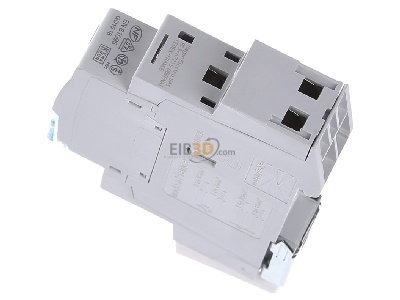 View top right Hager ESC227 Installation contactor 230VAC 1 NO/ 1 NC 
