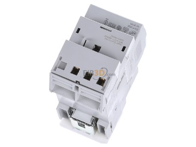 Top rear view Hager ESC325 Installation contactor 230VAC 3 NO/ 0 NC 
