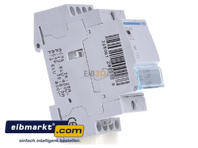 View on the left Hager ESC426S Installation contactor 230VAC 0 NO/ 4 NC - 
