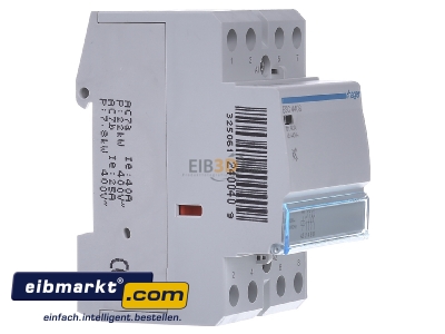 View on the left Hager ESC440S Installation contactor 230VAC 4 NO/ 0 NC - 
