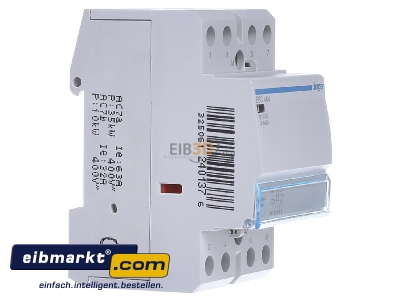 View on the left Hager ESC464 Installation contactor 0 NO/ 4 NC - 

