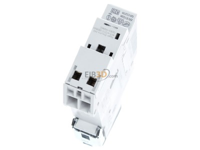 Top rear view Hager ESD225 Installation contactor 2 NO/ 0 NC 
