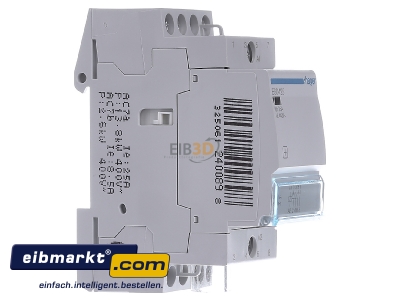 View on the left Hager ESD425 Installation contactor 4 NO/ 0 NC
