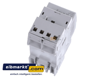 Top rear view Hager ESD425 Installation contactor 4 NO/ 0 NC
