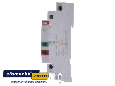 Frontansicht ABB Stotz S&J E219-2CD Leuchtmelder grn/rot 115-230VAC 