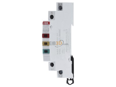 Front view ABB E219-3CDE Indicator light for distribution board 
