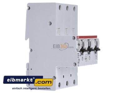 View on the left ABB Stotz S&J S751/3DR-E35 Selective mains circuit breaker 3-p 35A 
