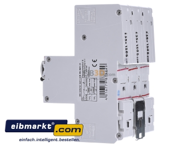 View on the right ABB Stotz S&J S751/3DR-E35 Selective mains circuit breaker 3-p 35A 
