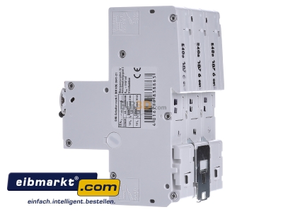 View on the right ABB Stotz S&J S751/3DR-E40 Selective mains circuit breaker 3-p 40A 
