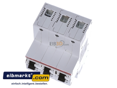 View up front ABB Stotz S&J S751/3DR-E40 Selective mains circuit breaker 3-p 40A 
