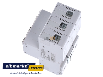View top right ABB Stotz S&J S751/3DR-E50 Selective mains circuit breaker 3-p 50A 
