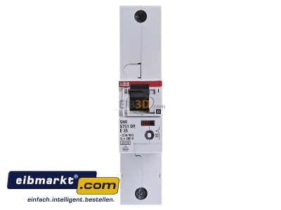 Front view ABB Stotz S&J S751DR-E35 Selective mains circuit breaker 1-p 35A
