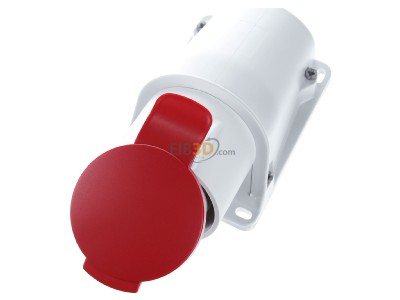 View up front Schneider Electric PKF32W435 Wall-mounted CEE-socket CEE-Socket 32A 
