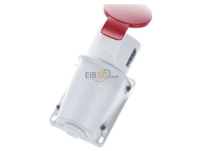 Top rear view Schneider Electric PKF32W435 Wall-mounted CEE-socket CEE-Socket 32A 

